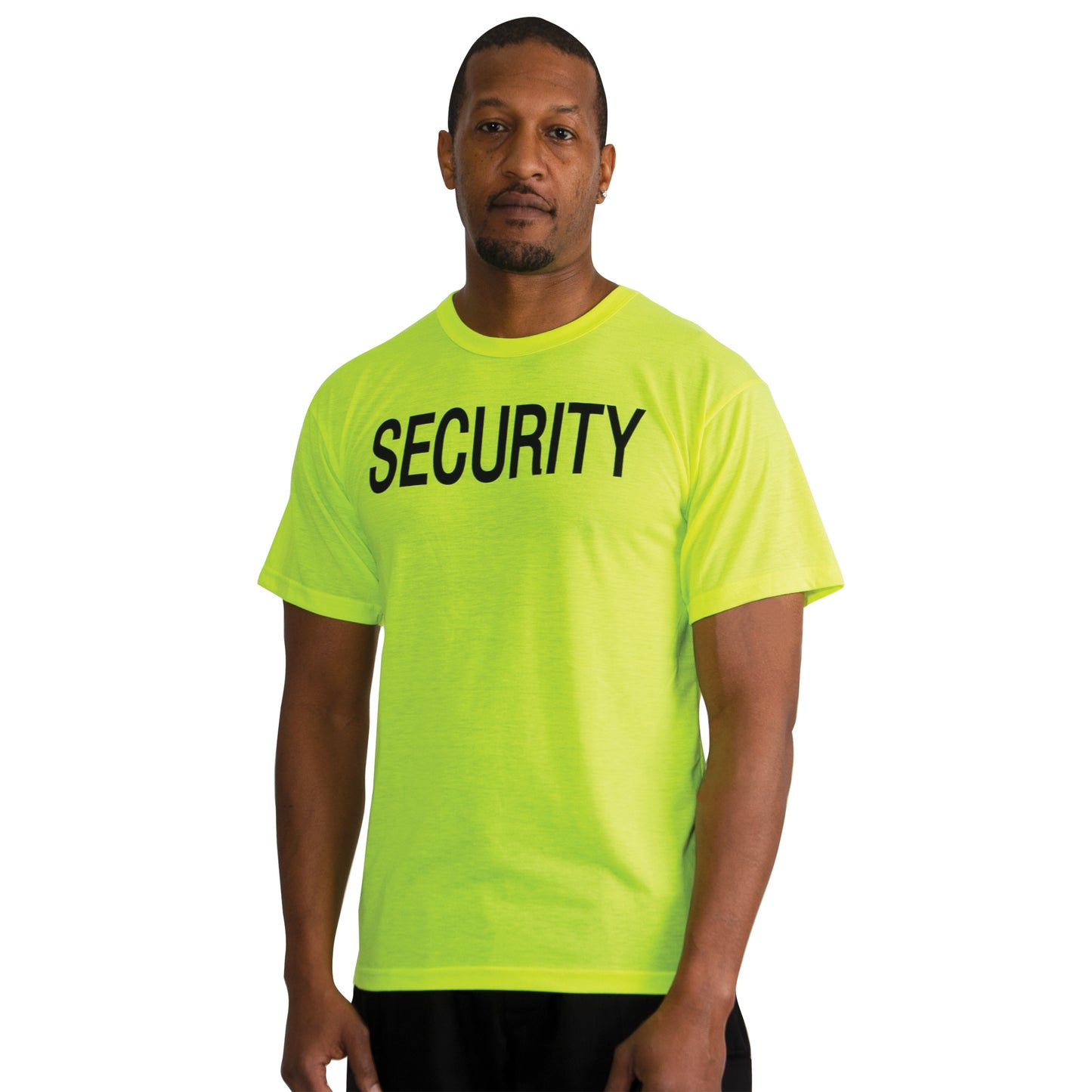 Rothco 2-Sided Security T-Shirt - Safety Green