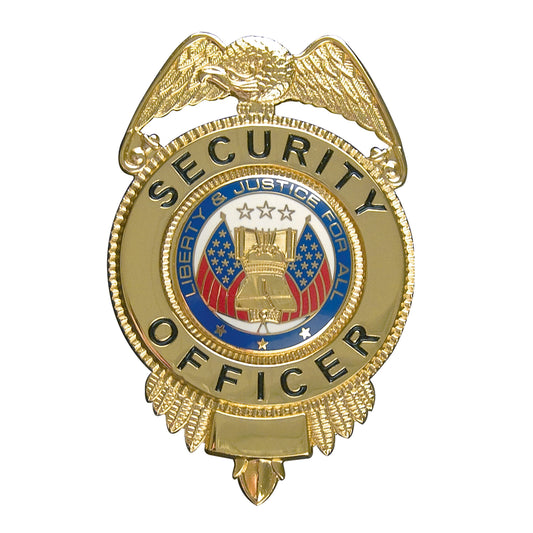 Rothco Security Officer Badge With Flags